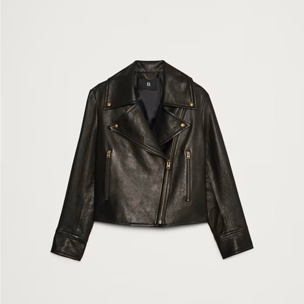 Banana Republic Enola Leather Moto Jacket